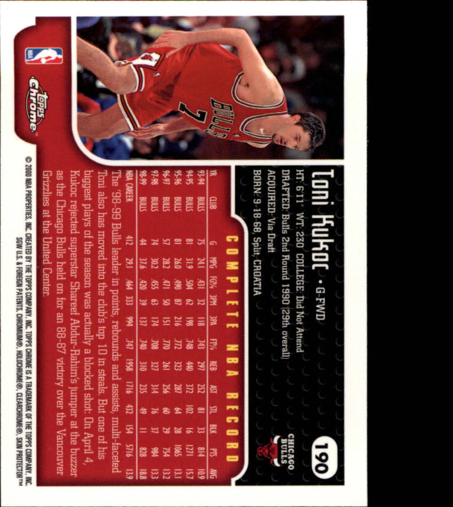 A6758- 1999-00 Topps Chrome Bk Cards 1-257 +Inserts -You Pick- 15+ FREE US SHIP - Picture 270 of 356