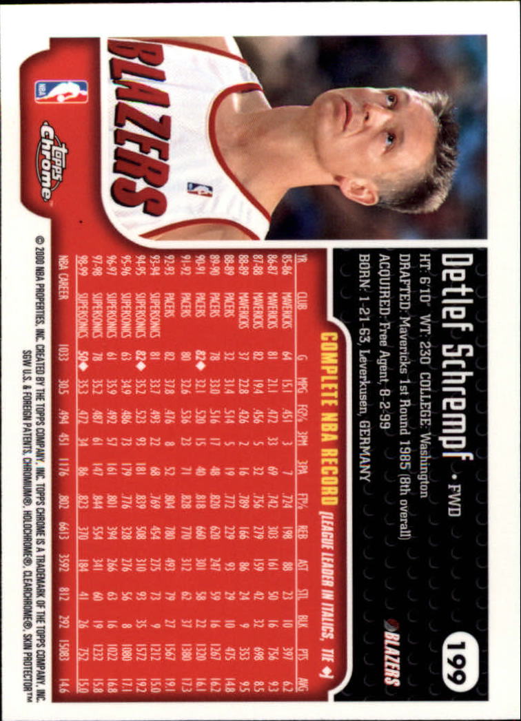 A6758- 1999-00 Topps Chrome Bk Cards 1-257 +Inserts -You Pick- 15+ FREE US SHIP - Picture 286 of 356