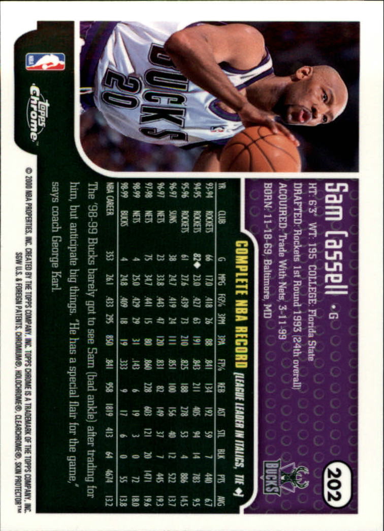 A6758- 1999-00 Topps Chrome Bk Cards 1-257 +Inserts -You Pick- 15+ FREE US SHIP - Picture 292 of 356