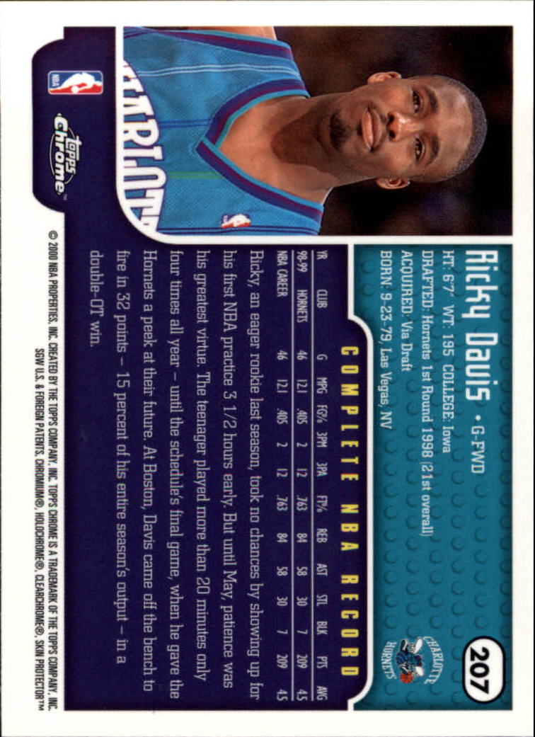 A6758- 1999-00 Topps Chrome Bk Cards 1-257 +Inserts -You Pick- 15+ FREE US SHIP - Picture 302 of 356