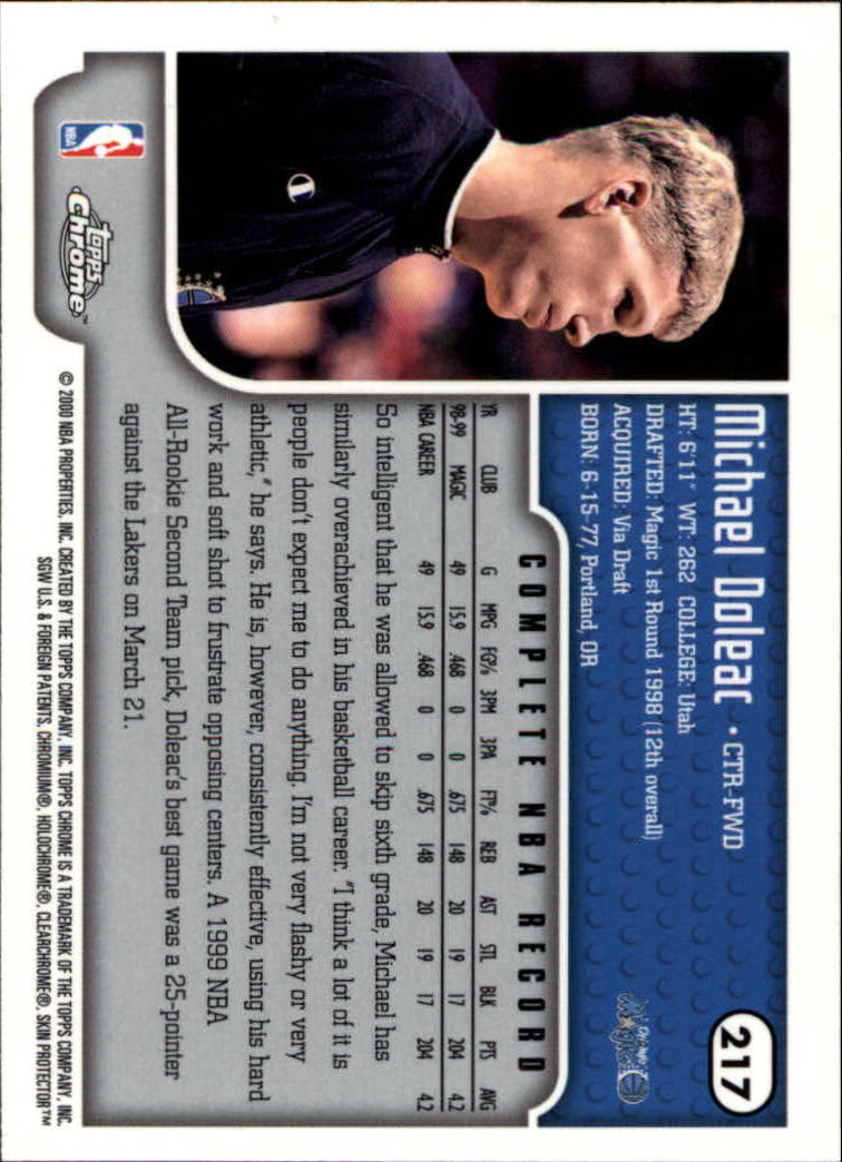 A6758- 1999-00 Topps Chrome Bk Cards 1-257 +Inserts -You Pick- 15+ FREE US SHIP - Picture 316 of 356