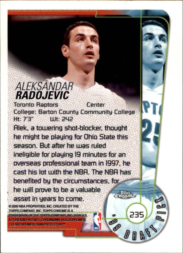 A6758- 1999-00 Topps Chrome Bk Cards 1-257 +Inserts -You Pick- 15+ FREE US SHIP - Picture 336 of 356