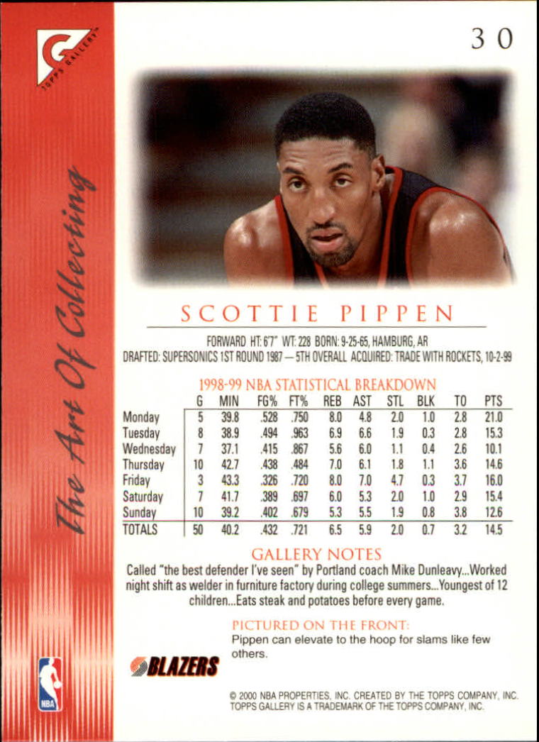 Scottie Pippen cards (1989-2019) Bulls Blazers - You Choose - Bild 167 von 239
