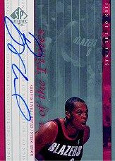 1999-00 SP Authentic Sign of the Times #BW Bonzi Wells