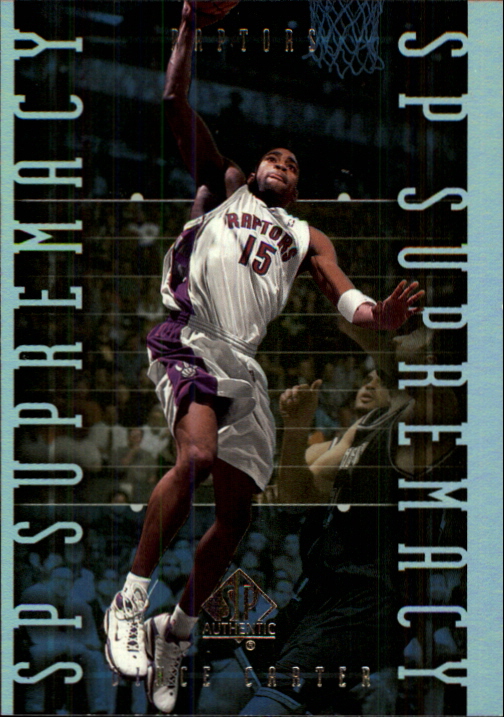 1999-00 SP Authentic Supremacy #S1 Vince Carter