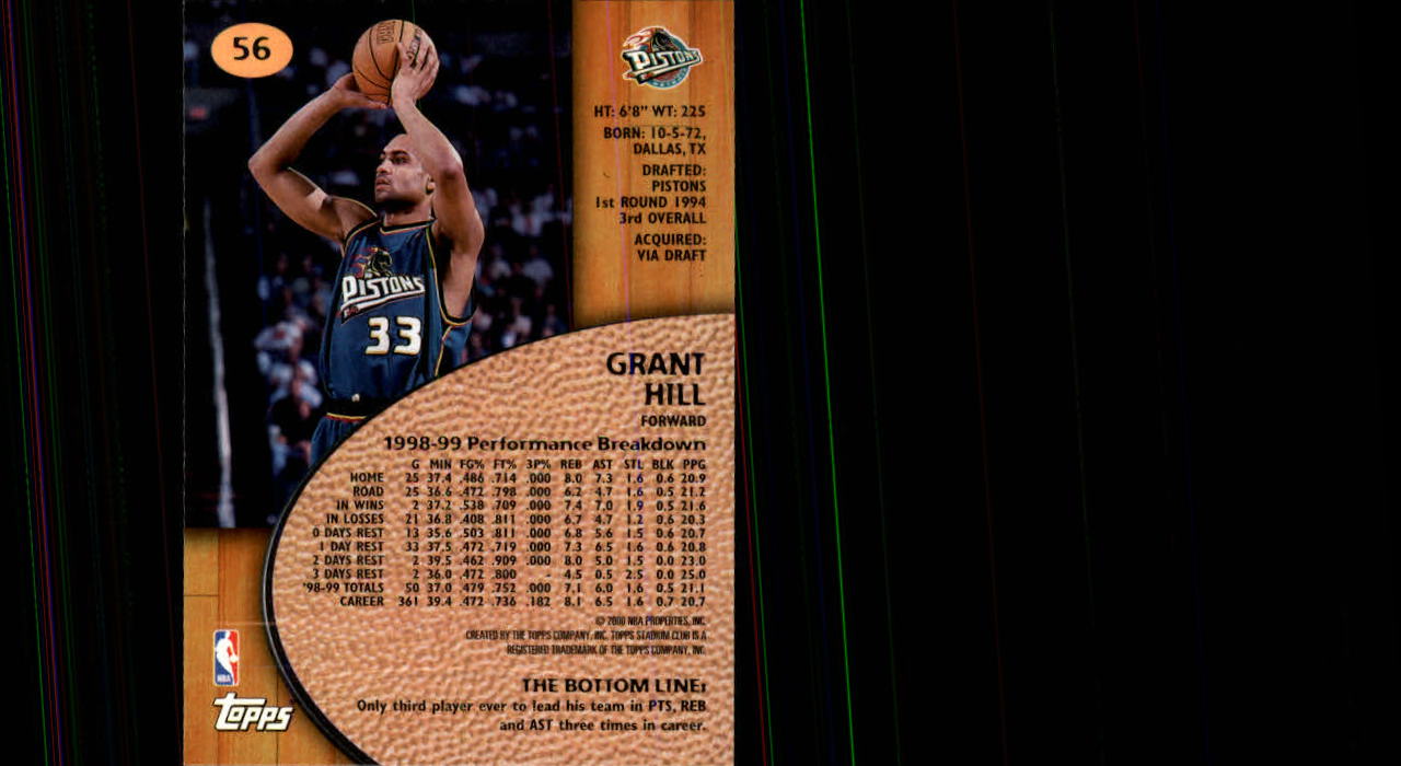 Grant Hill cards (1995-2021) Pistons Magic Clippers Duke - You Choose - Picture 123 of 272