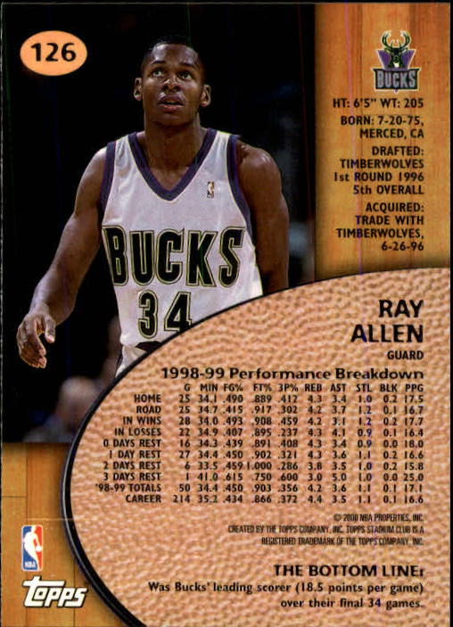 Ray Allen cards (1997-2021) Bucks Celtics Sonics Heat - Picture 67 of 349