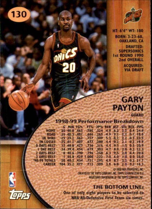 Gary Payton cards (1991-2022) Sonics Heat Lakers Bucks - You Choose - Picture 123 of 258