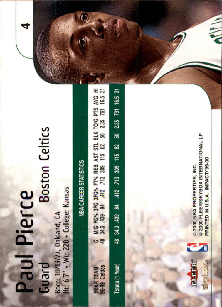 Paul Pierce cards (1999-2021) Celtics Nets - You Choose - Bild 7 von 360