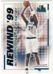 1999-00 SkyBox Impact Rewind '99 #RN25 Kevin Garnett