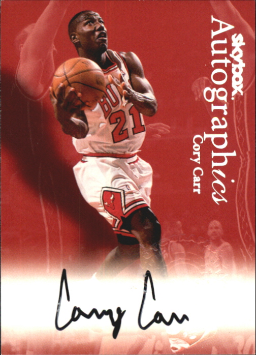 1999-00 SkyBox Premium Autographics #18 Cory Carr