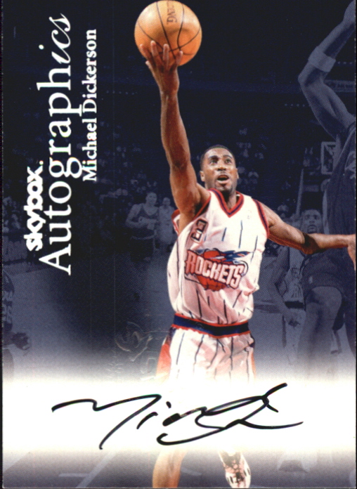 1999-00 SkyBox Premium Autographics #25 Michael Dickerson