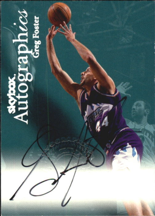 1999-00 SkyBox Premium Autographics #31 Greg Foster