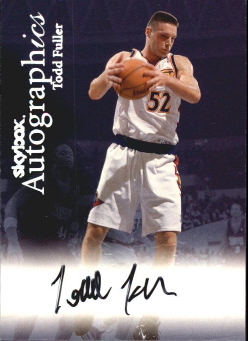 1999-00 SkyBox Premium Autographics #34 Todd Fuller