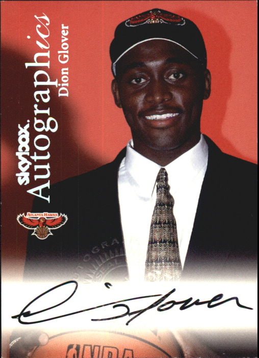 1999-00 SkyBox Premium Autographics #40 Dion Glover