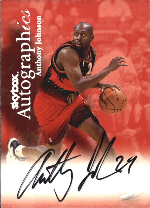 1999-00 SkyBox Premium Autographics #53 Anthony Johnson