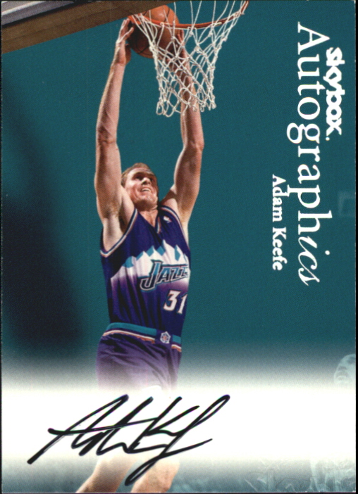 1999-00 SkyBox Premium Autographics #58 Adam Keefe