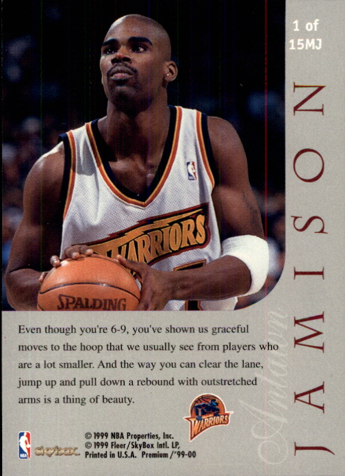 1999-00 SkyBox Premium Majestic #1 Antawn Jamison