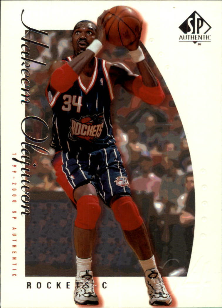 1999-00 SP Authentic #30 Hakeem Olajuwon