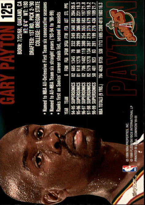 Gary Payton cards (1991-2022) Sonics Heat Lakers Bucks - You Choose - Picture 117 of 258