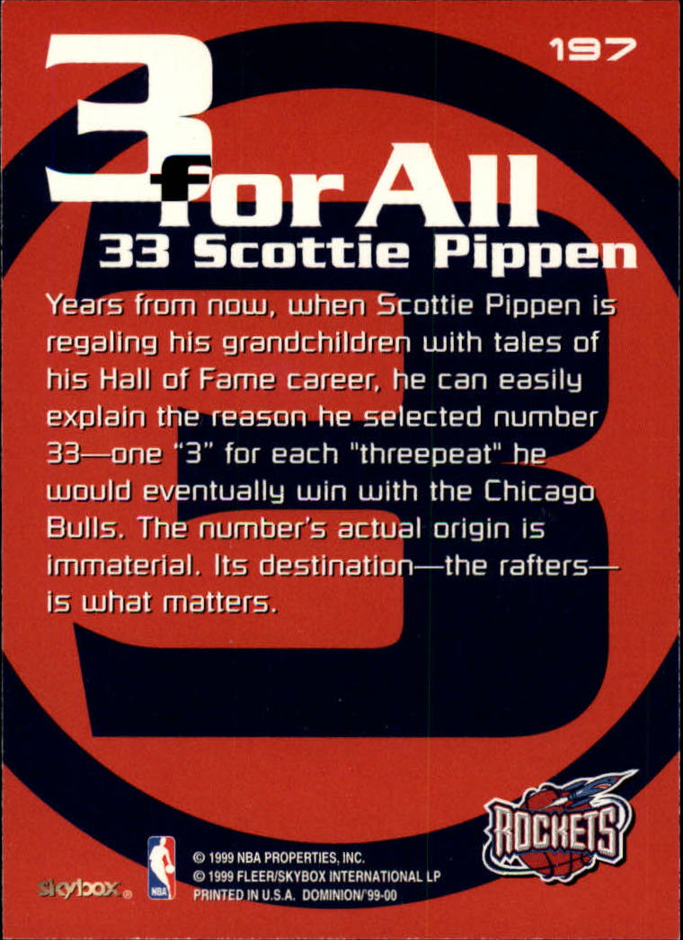 Scottie Pippen cards (1989-2019) Bulls Blazers - You Choose - Bild 157 von 239