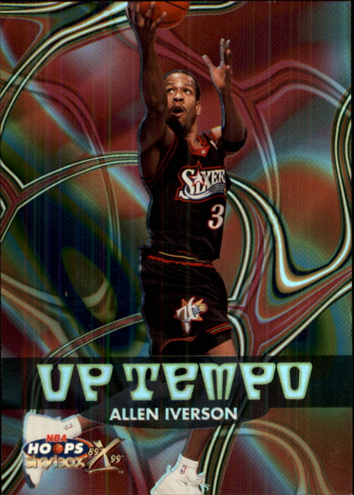1999-00 Hoops Decade Up Tempo #UT1 Allen Iverson