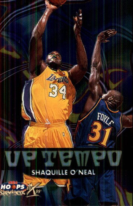 1999-00 Hoops Decade Up Tempo #UT3 Shaquille O'Neal