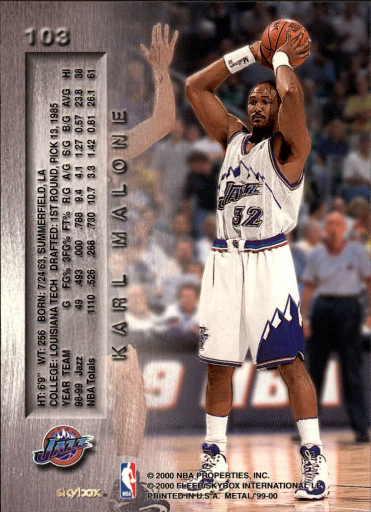 B3309- 1999-00 Metal Basketball Card #s 1-180 -You Pick- 15+ FREE US SHIP - Picture 181 of 253