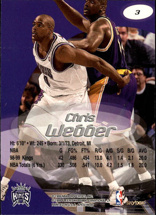 Chris webber cards (1994-2022) Kings Bullets 76ers - You Choose - Picture 101 of 258