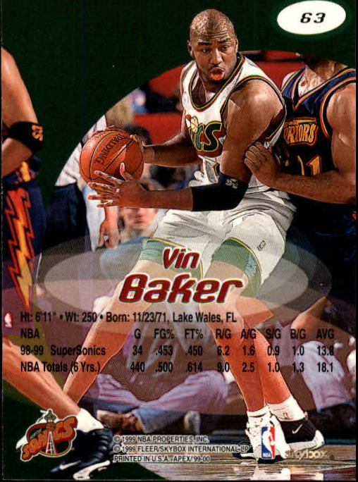 A8759- 1999-00 Skybox Apex BK Karten 1-163 + Einsätze -du Pick- 15 + Kostenlose - Bild 127 von 325