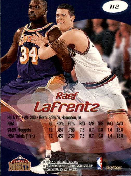 A8759- 1999-00 Skybox Apex BK Karten 1-163 + Einsätze -du Pick- 15 + Kostenlose - Bild 223 von 325
