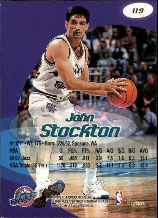 John Stockton cards (1989-2021) Jazz - You Choose - Bild 136 von 284