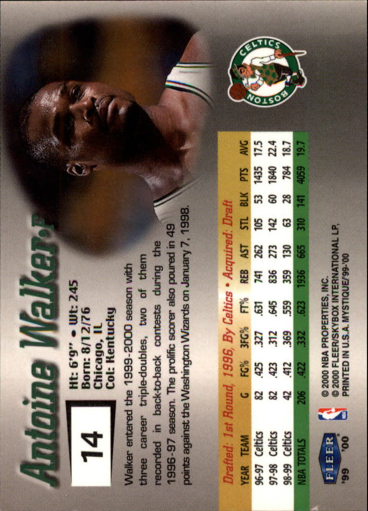 1999-00 Fleer Mystique Basketball (Pick Card From List) C7 07-25 - Picture 23 of 149