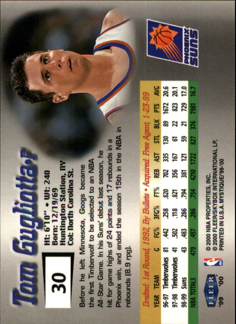 1999-00 Fleer Mystique Basketball (Pick Card From List) C7 07-25 - Picture 41 of 149
