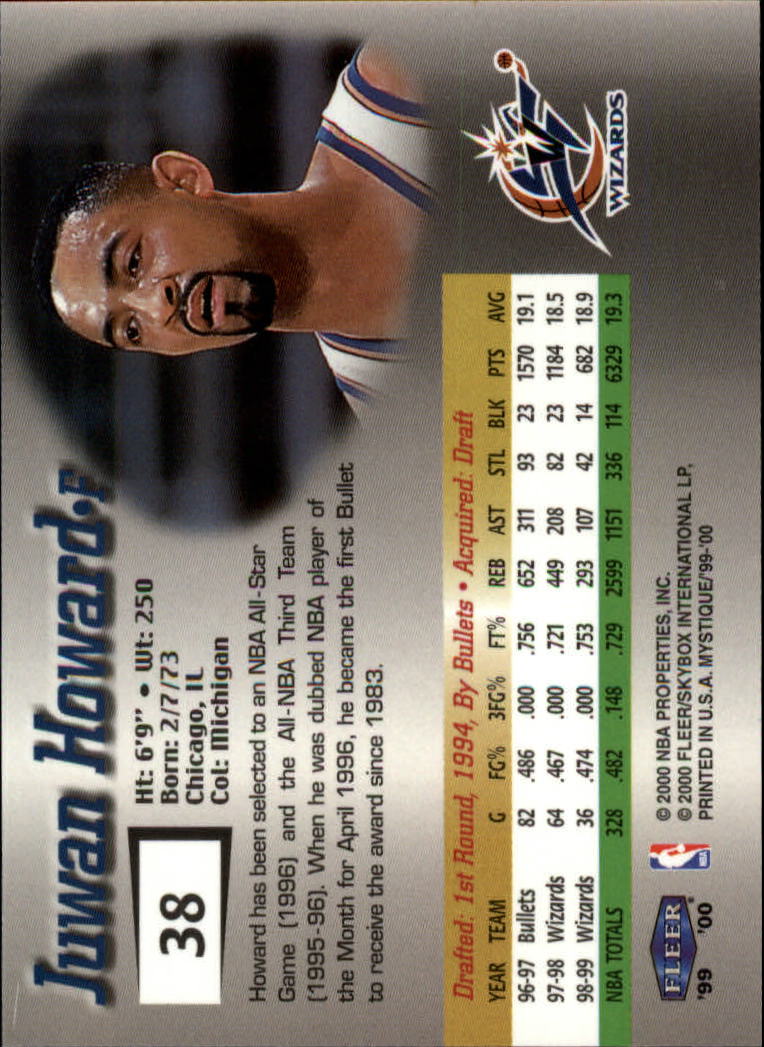1999-00 Fleer Mystique Basketball (Pick Card From List) C7 07-25 - Picture 55 of 149