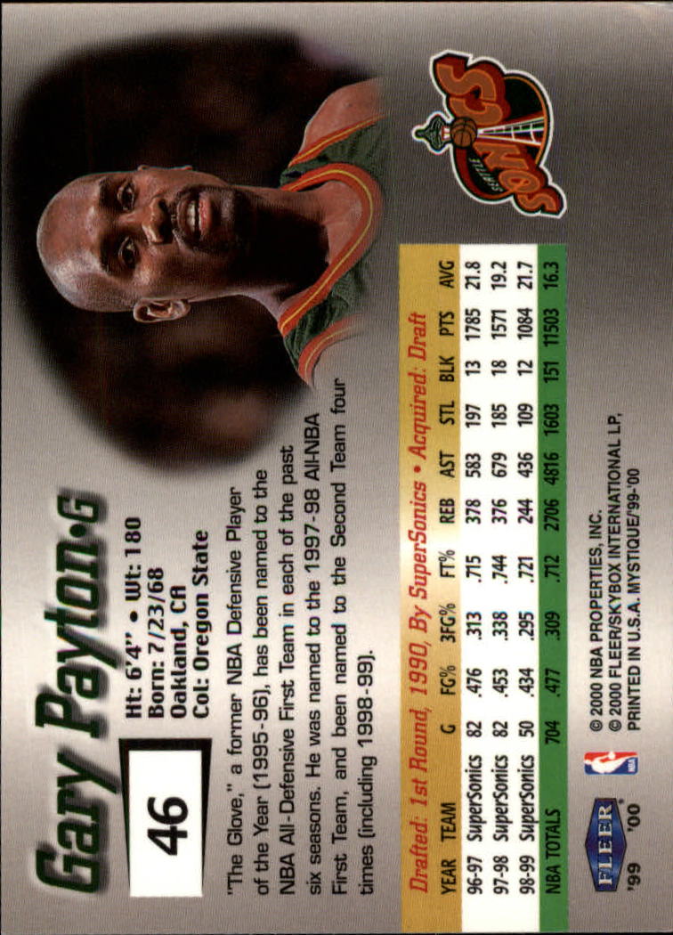 Gary Payton cards (1991-2022) Sonics Heat Lakers Bucks - You Choose - Picture 115 of 258