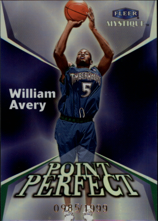 1999-00 Fleer Mystique Point Perfect #PP5 William Avery