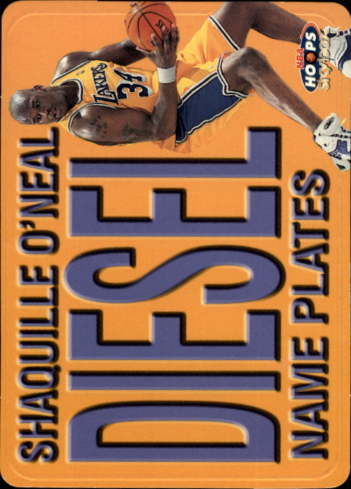 1999-00 Hoops Name Plates #NP10 Shaquille O'Neal