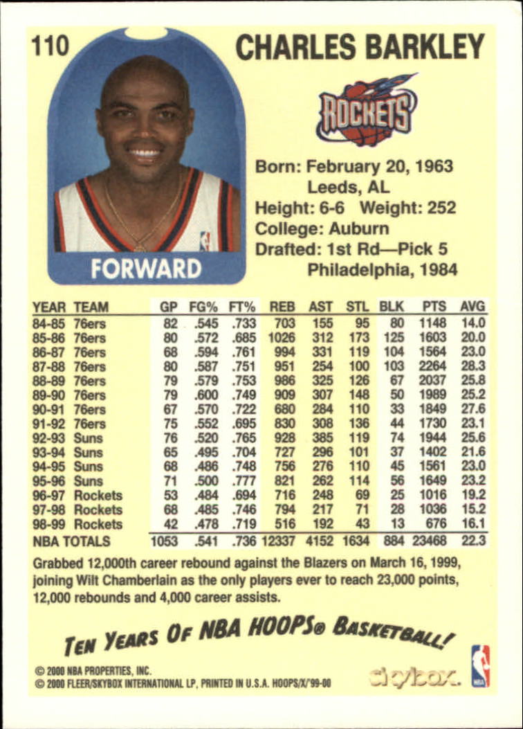 Charles Barkley cards (1989-2022) 76ers Rockets Suns - You Choose - Bild 177 von 210