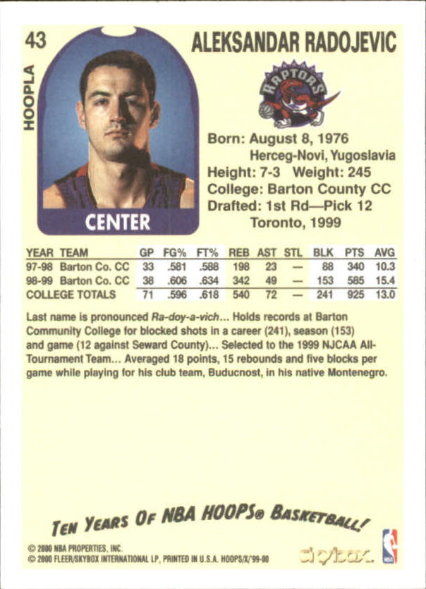 1999-00 Hoops Basketball Decade Hoopla Singles - You Choose - Photo 43 sur 191