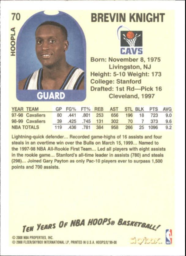 1999-00 Hoops Basketball Decade Hoopla Singles - You Choose - Photo 71 sur 191