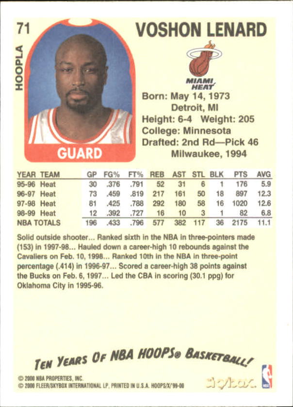 1999-00 Hoops Basketball Decade Hoopla Singles - You Choose - Photo 73 sur 191