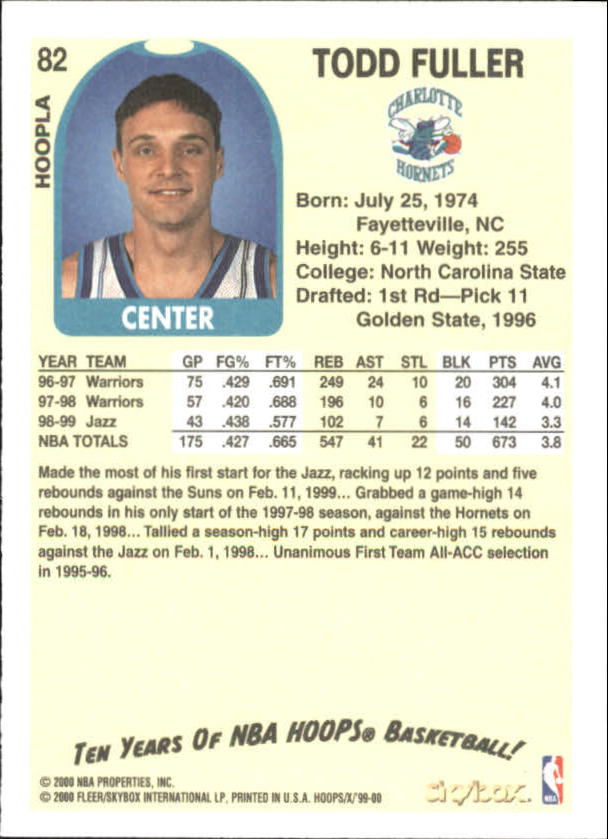 1999-00 Hoops Basketball Decade Hoopla Singles - You Choose - Photo 85 sur 191