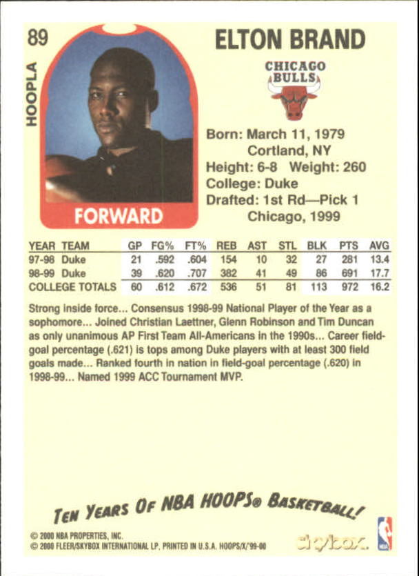 1999-00 Hoops Basketball Decade Hoopla Singles - You Choose - Photo 94 sur 191