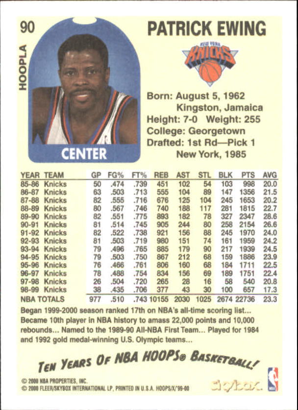 1999-00 Hoops Basketball Decade Hoopla Singles - You Choose - Photo 96 sur 191