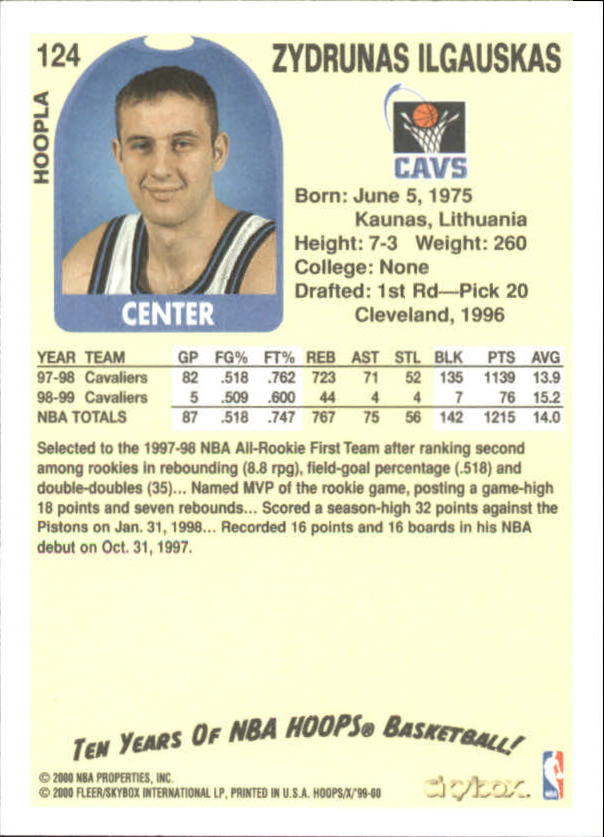 1999-00 Hoops Basketball Decade Hoopla Singles - You Choose - Photo 142 sur 191