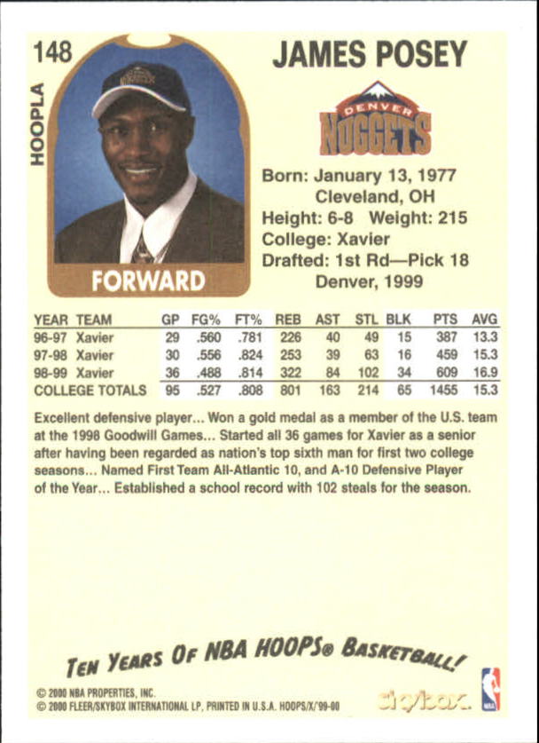 1999-00 Hoops Basketball Decade Hoopla Singles - You Choose - Photo 159 sur 191