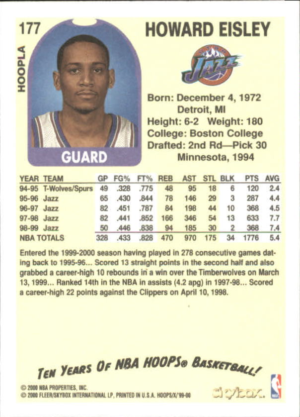 1999-00 Hoops Basketball Decade Hoopla Singles - You Choose - Photo 187 sur 191