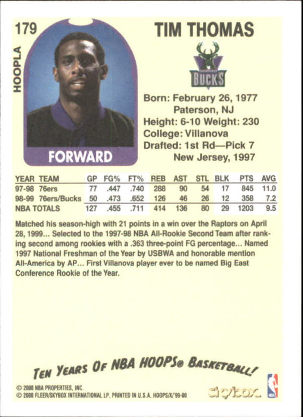 1999-00 Hoops Basketball Decade Hoopla Singles - You Choose - Photo 189 sur 191