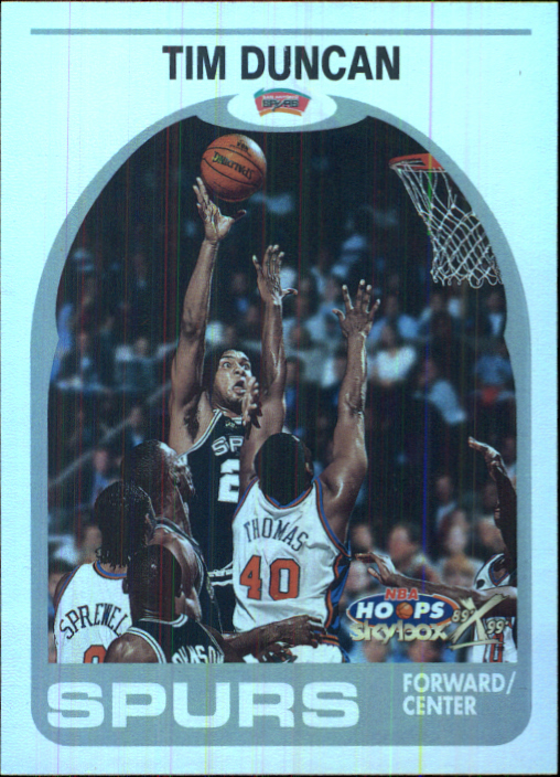 1999-00 Hoops Decade Hoopla Plus #22 Tim Duncan